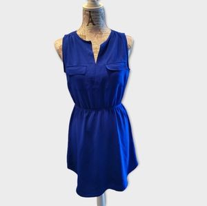 Monteau Royal Blue Euc Party Career Size M Cocktail/Casual Dress
